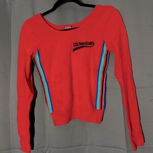 U.S. Polo Assn red long sleeve sweater